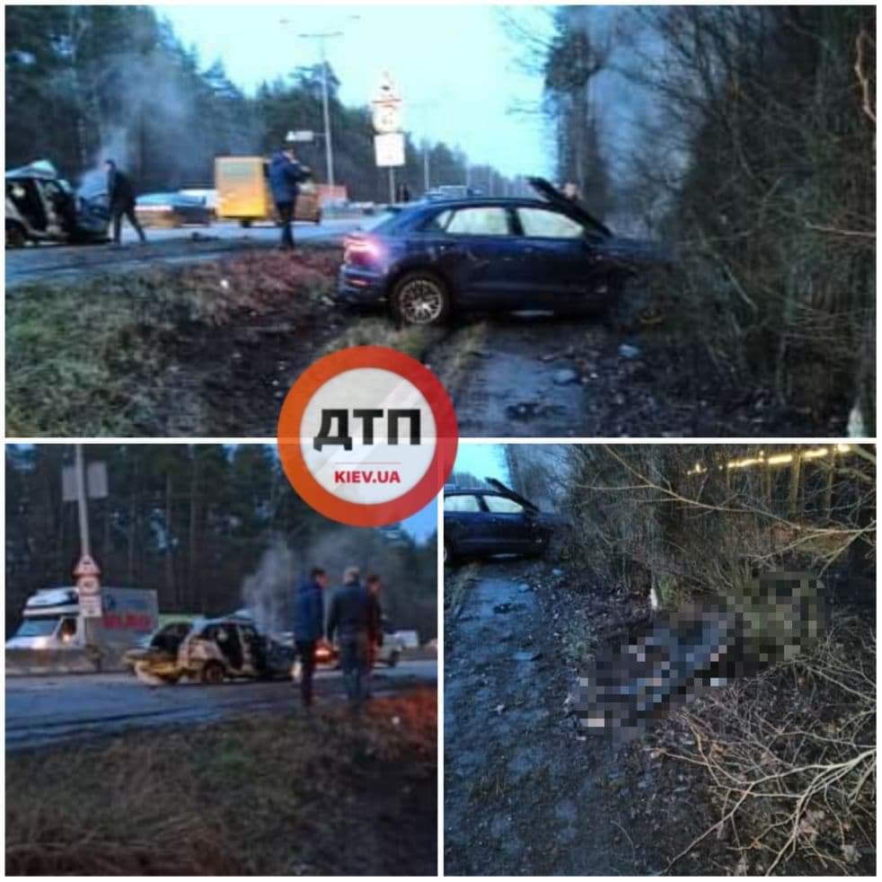 В Киеве на Окружной столкнулись два автомобиля: один погибший