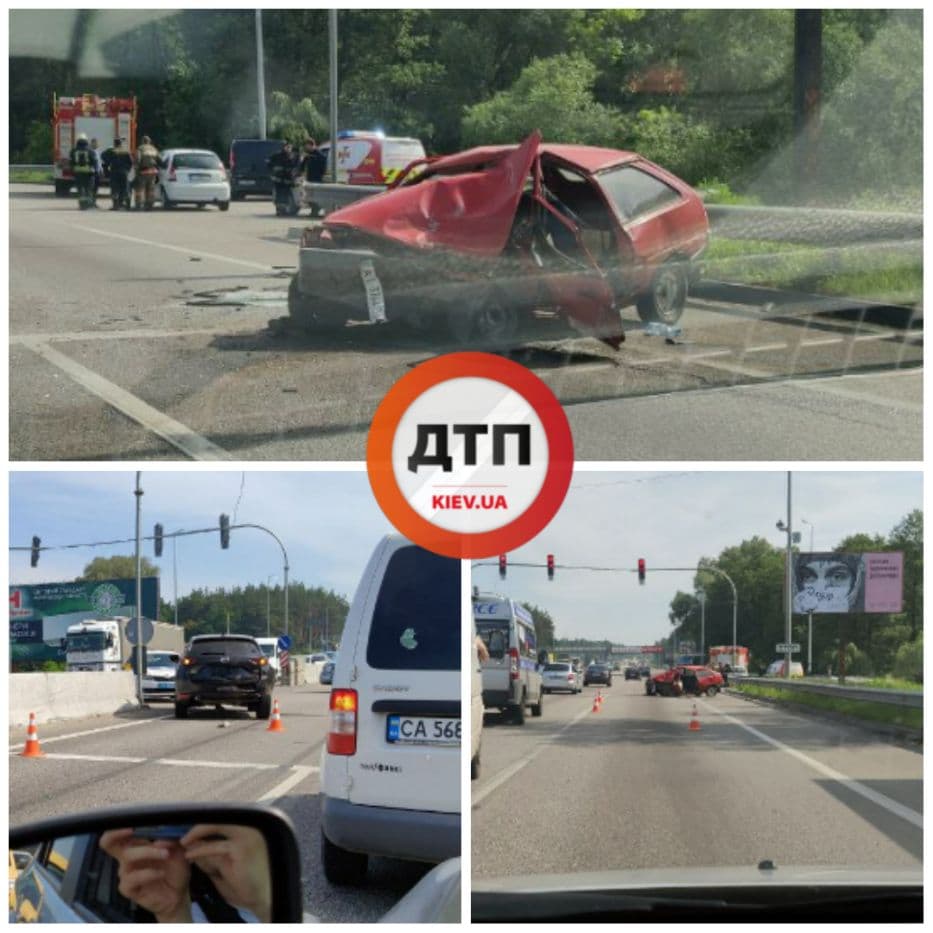 Под Киевом на Одесской трассе произошло серьезное смертельное ДТП - автомобиль Таврия врезалась в Nissan: водитель ЗАЗ погиб на месте