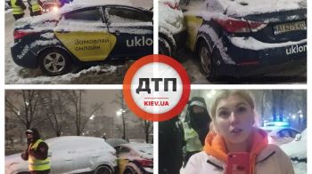 ДТП в Киеве на Миколайчука: пьяная девушка без прав с 1.6 промилле взяла поездить авто и врезалась в припаркованные автомобили