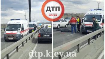 З Північного мосту у Києві упав чоловік і розбився на смерть